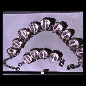 Matching necklace and bracelet!